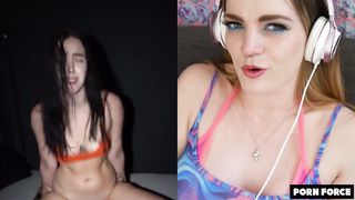 Carly Rae Summers Reacts to ROUGH POWER FUCK MAKES HER BRAIN MELT - PF Porn Reactions Ep IV ´