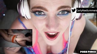 Carly Rae Summers Reacts to ROUGH POWER FUCK MAKES HER BRAIN MELT - PF Porn Reactions Ep IV ´