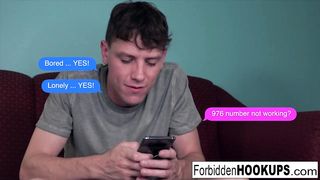 Busty Brunette Gets Fucked by her Step-brother