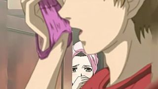 Mom catches her stepson masturbating with her lingerie | Uncensored hentai