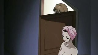 Mom catches her stepson masturbating with her lingerie | Uncensored hentai