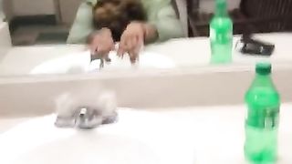 Hot Nerdy Ebony Creams on BBC IN PUBLIC PLACE