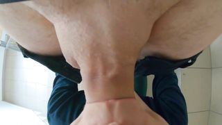 Blowjob on the way to the Apartment. Amateur Female POV