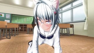 3D HENTAI Teacher Fucks a Schoolgirl in the Ass