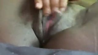 Ebony Stone has some Creamy Fun.