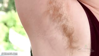 Apricot Pitts Strips to Masturbate and Orgasm with Vibrator