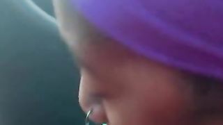 SHE SWALLOWING MY NUT!!!