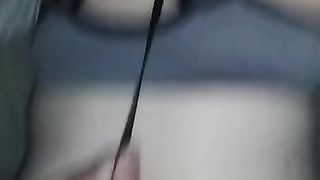 BF Pounds my Brains out with a Gag Ball and Choker