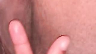 My GF Finger Fucking my Fat Latina Pussy