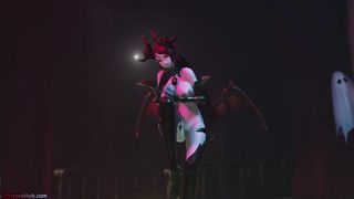 [MMD] Halloween Special! Demon Succubus Dances for you and Enjoys her Slaves (NSFW Music Video)