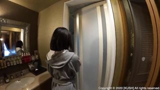 素人カップルスイートルームデート 中出し POV Vlog フェラ 美巨乳 ゆか