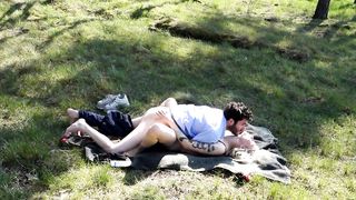 Fucking in the Forest - we got Caught! Uncut Version