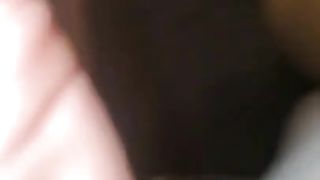 Squirting Handcuffed Ebony Slut Gets Fucked by Big White Cock