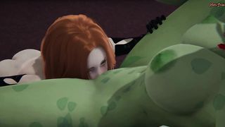 Black Widow and Poison Ivy Fuck using Toys.