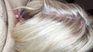 Mature Housewife Gags and gives Sloppy Head