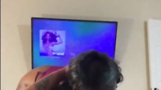 Sexy Ebony’s Pussy Eat and Tribbing