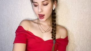 Cute Schoolgirl Decided to try herself as a Fetish Model