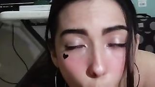 PETITE LATINA LOVES TO FUCK a BIG COCK