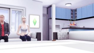 Fucking Step Sister in Front of Dad