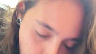 Delicious Latina Eats me on my first Date - Deep Throat POV
