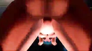 Hatsune Miku Culiando in Men's Public Restroom