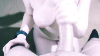 Sexy Slut with Big Tits Loves to Suck my Cock Deep and Saliva