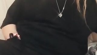 I’m so Horny... Playing with myself Fully Dressed. I Can’t Wait to get my Clothes Off. I need to Cum