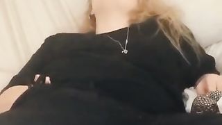 I’m so Horny... Playing with myself Fully Dressed. I Can’t Wait to get my Clothes Off. I need to Cum