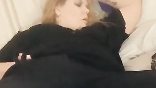 I’m so Horny... Playing with myself Fully Dressed. I Can’t Wait to get my Clothes Off. I need to Cum