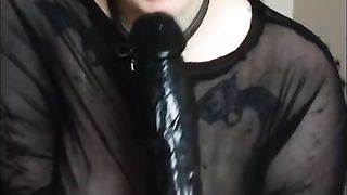 Chubby Redhead Plays with BBC Toy