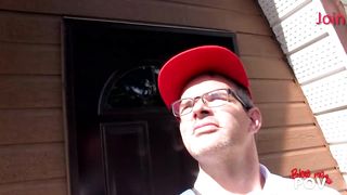 Blow me POV - Fairy Inked Babe Fuck you Dry outside