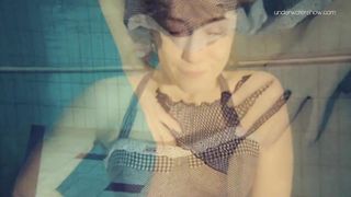 Super Hot Underwater Girls Stripping and Masturbating