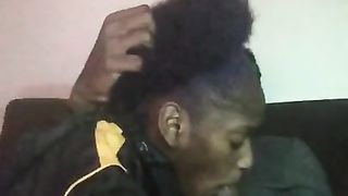 Giving my Fiancé a Blowjob