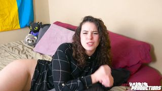 GF CATCHES YOU WAKES UP HORNY JOI