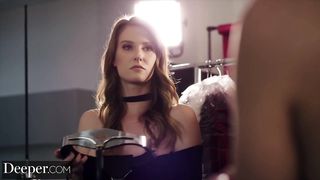 Deeper. Naomi & Ashley have Intense Threesome at Photoshoot