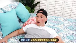 Brazzers - Lulu Chu Catches her Roommate Zac Wild Watching her & makes him Fuck her until she Cums