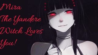 Mira Ch2: Yandere Witch Pleasures herself while Watching You!