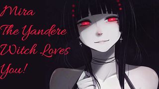 Mira Ch2: Yandere Witch Pleasures herself while Watching You!