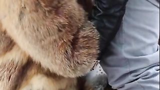 Redhead was Fucked in Tight Ass. High Heels. Leather Gloves - Otta Koi