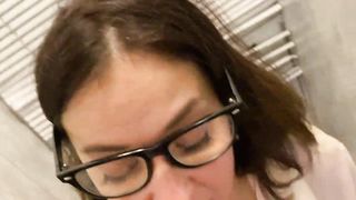 The teacher came to the student and got a dick in his mouth (Alina Tumanova)