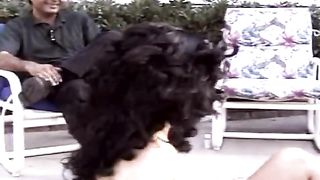 Big Black Cock for Latina Swinger Arousing Pussy Deeply