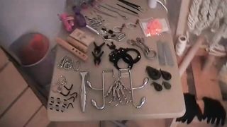 BDSM toys and playroom