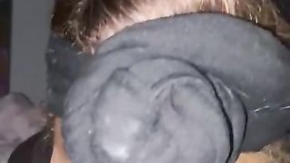 Enjoying Sucking Daddy’s Big Dick Watch how Messy I can get