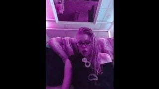 Cute Tweaker Girl Blowing Clouds