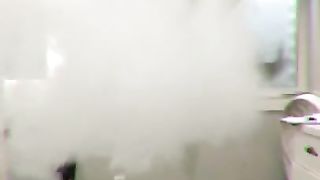 Cute Tweaker Girl Blowing Clouds