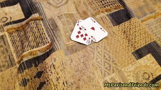 She Loses to WIN the Stripping Card Game