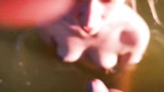 Public Humiliation of Slut on the Beach. made to Undress and Drink Urine