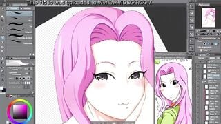 Hentai Speed Painting #03 - Boobjob