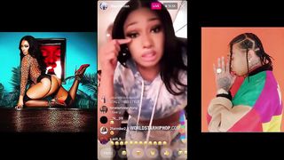 Rapper IG Live Megan the Stallion "i'm Riding that D**k Til he Cums Twice"