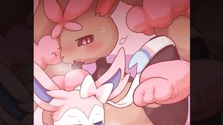 [pokemon] Lopunny Slideshow (rule 34/hentai)